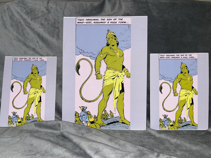Hanuman Canvas Art | Official Amar Chitra Katha Indian Mythology