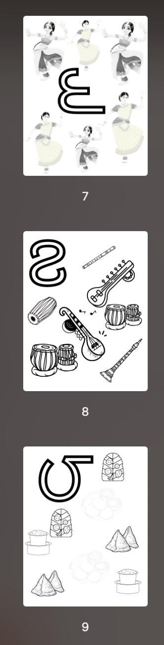 Telugu Numbers Coloring Pages – Kids Learning Printable (Digital Download)