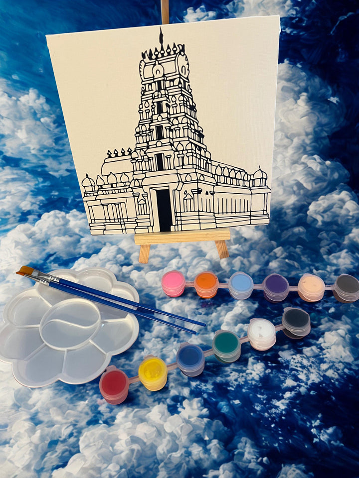 Indian Temple Painting Kit for Kids | Screen-Free Art Project