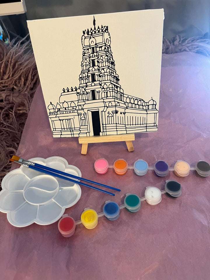 Indian Temple Painting Kit for Kids | Screen-Free Art Project