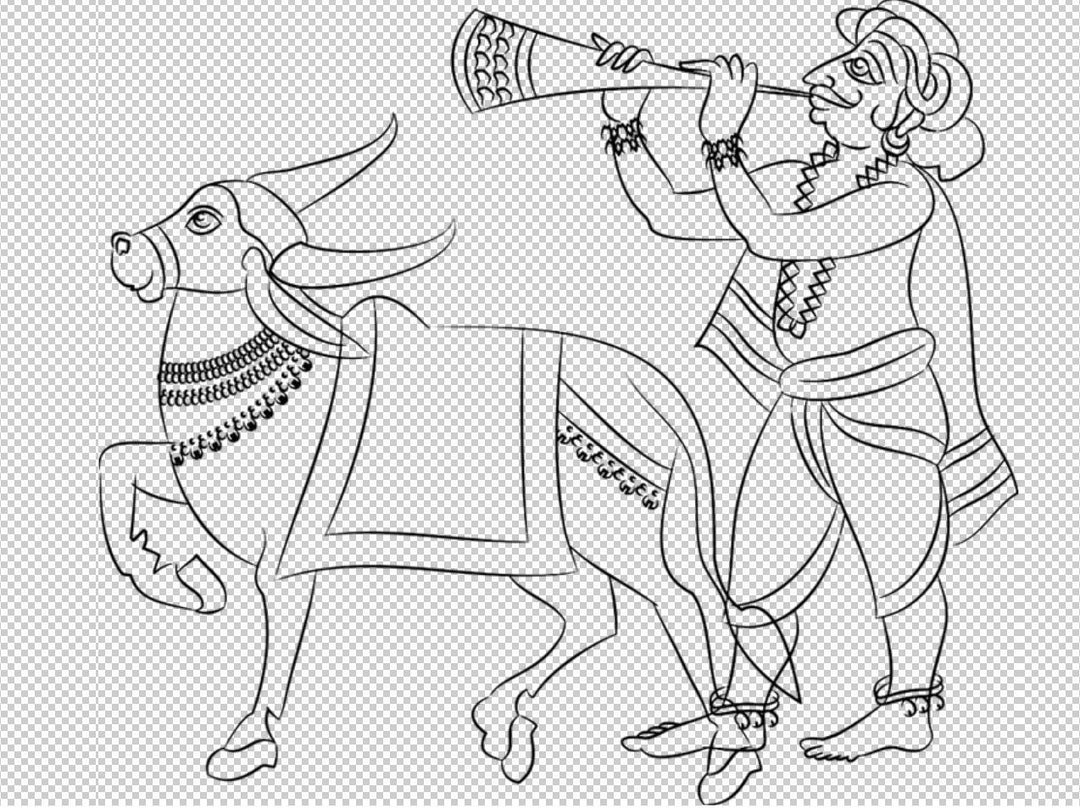 Indian Farmer DIY Painting Kit – Cultural Art Craft for Kids &amp; Adults